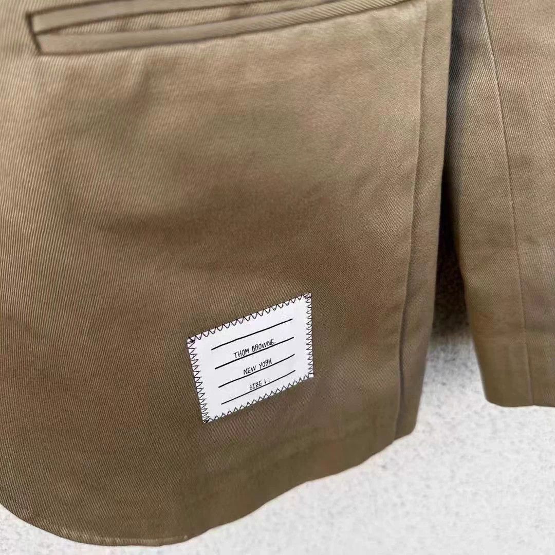 Thom Browne Thom Browne Logo Khaki Suit 1 New Size 40R - 4 Thumbnail