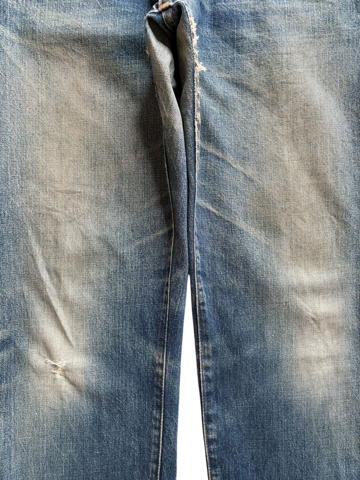 Levi's Vintage 80s Levis 502xx Big E Selvedge Talon Mud Wash Jeans Size US 32 / EU 48 - 6 Thumbnail