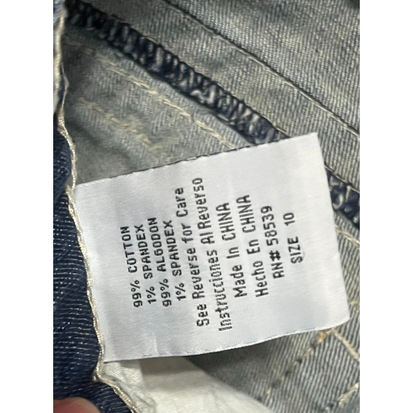 Vintage Common Genes Jeans Women's Size 10 Blue Denim Bootcut Pockets Jeans Size 32" / US 10 / IT 46 - 5 Thumbnail