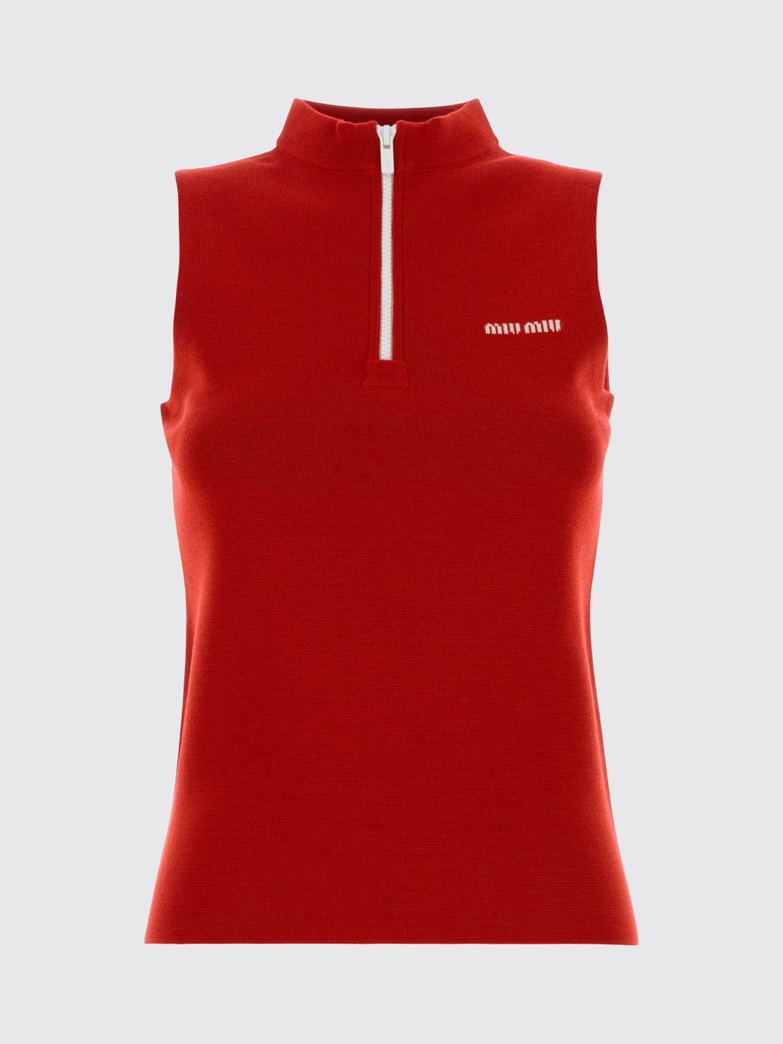 Miu Miu Miu Miu Sweater Woman Red Size XS / US 0-2 / IT 36-38 - 1 Preview