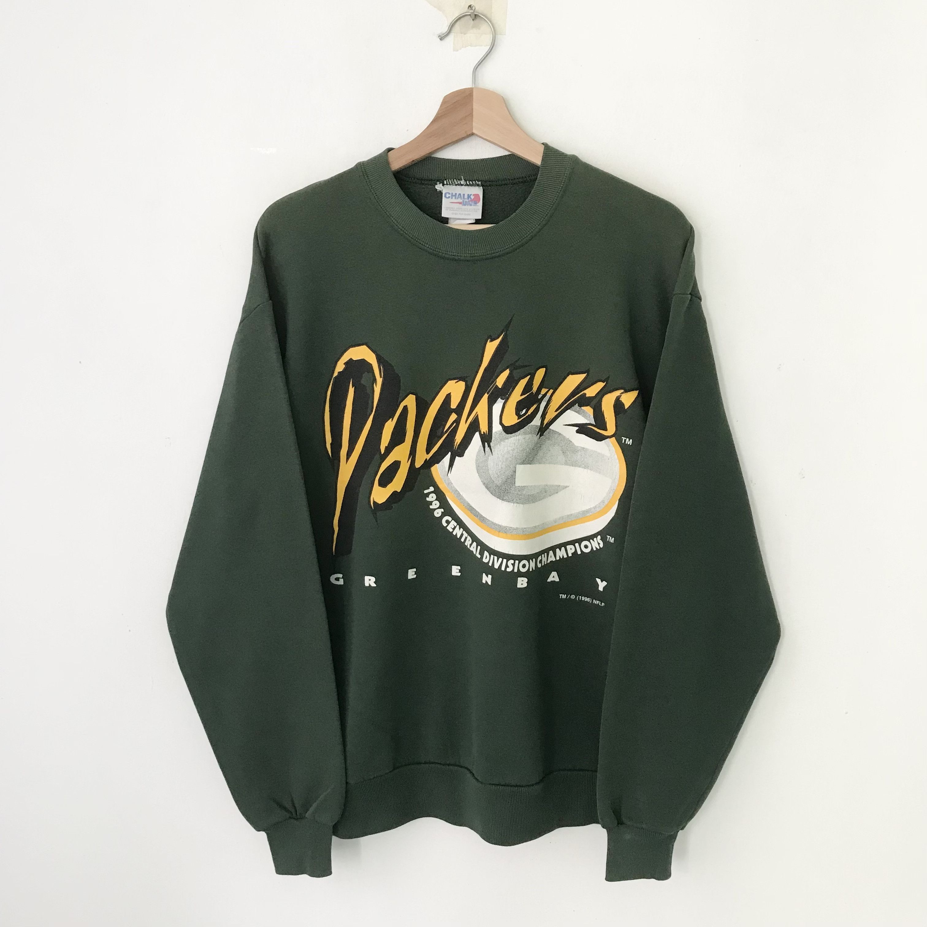 Champion Vintage 90's Green Bay Packers Green Sweatshirt - 504 Size US M / EU 48-50 / 2 - 1 Thumbnail