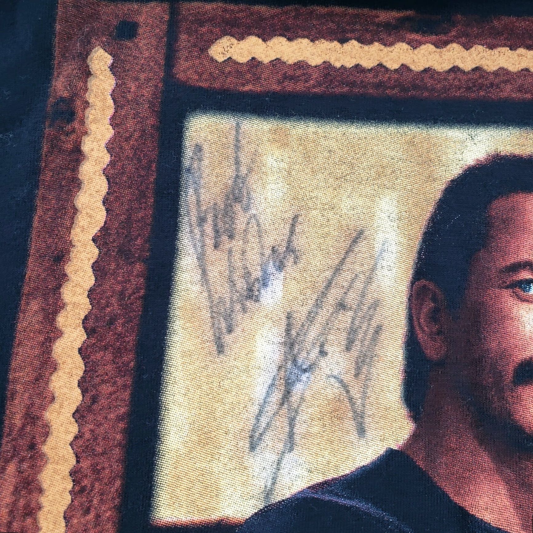 Tultex VINTAGE Aaron Tippin Shirt Adult XL Black Autograph Dual Print Mens 90s T-Shirt XL Black Autograph Double-Sided 90s Music Tultex Size US XL / EU 56 / 4 - 4 Thumbnail