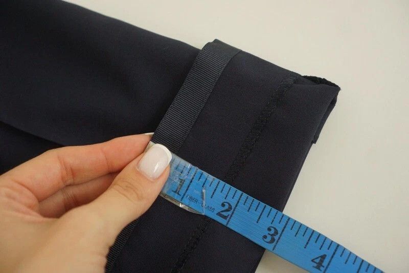 Suitsupply Men Suitsupply Trousers Navy Blue Brescia Wool US36S JNJ116 Size 36S - 9 Thumbnail