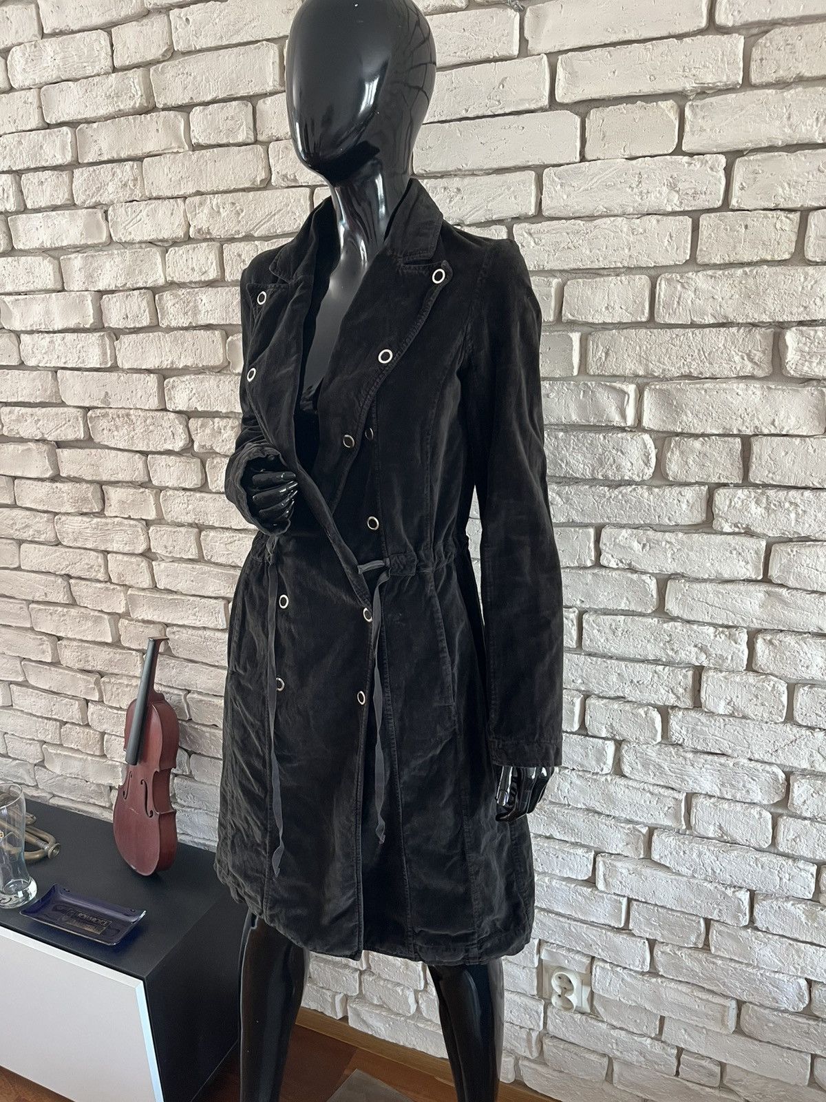 Maison Margiela Maison Margiela MM6 AW06 Velvet Ring Trench Coat Size S / US 4 / IT 40 - 3 Thumbnail