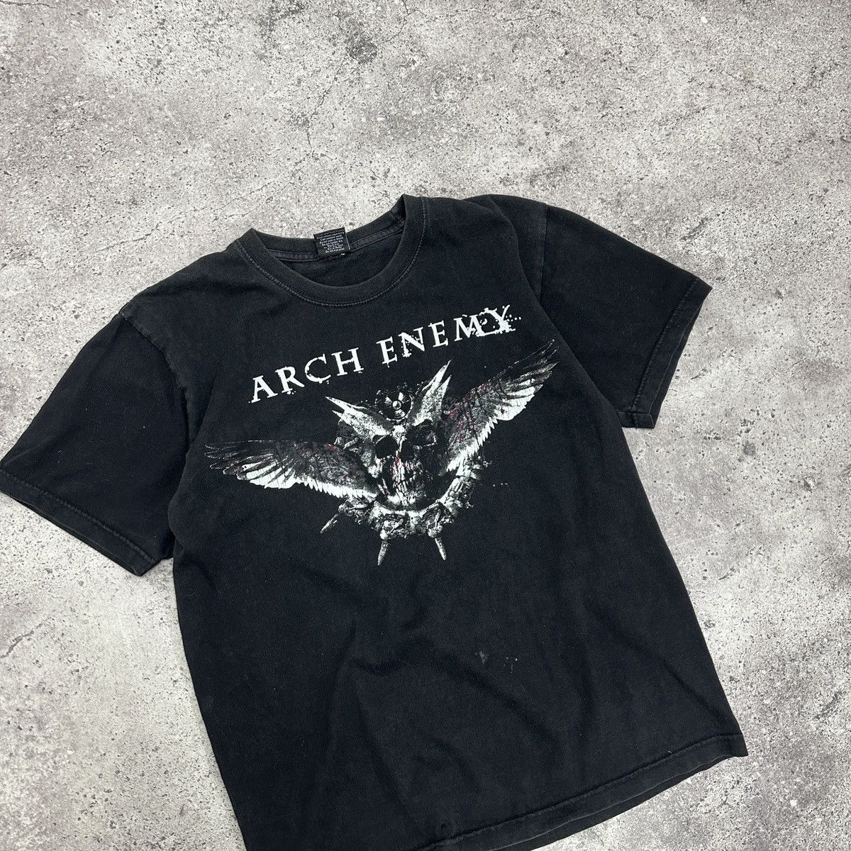 Band Tees Vintage 00s Archenemy Skull tee y2k rock band death metal og Size US M / EU 48-50 / 2 - 3 Thumbnail