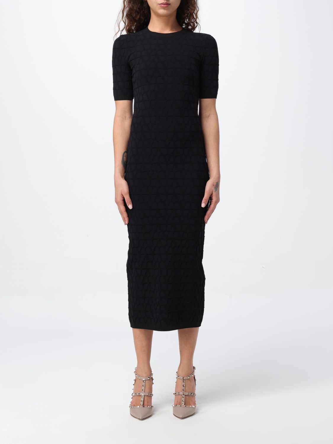 image of Valentino Dress Woman Black, Women's (Size XS)