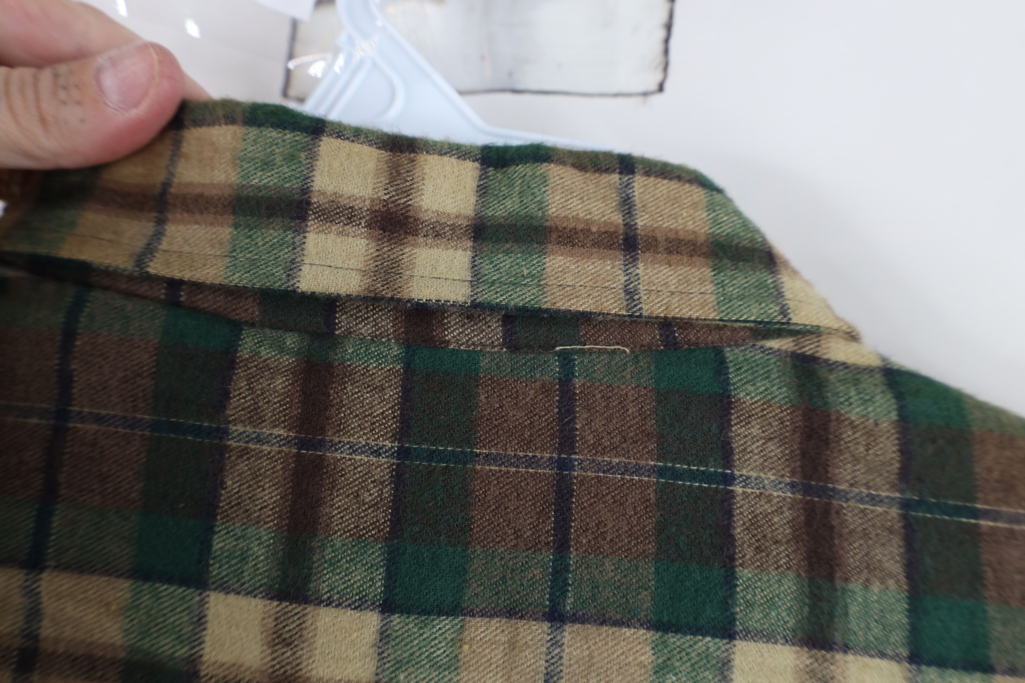 Vintage Vintage Y2K Streetwear Button Down Shirt Green Plaid Size US XXL / EU 58 / 5 - 9 Thumbnail