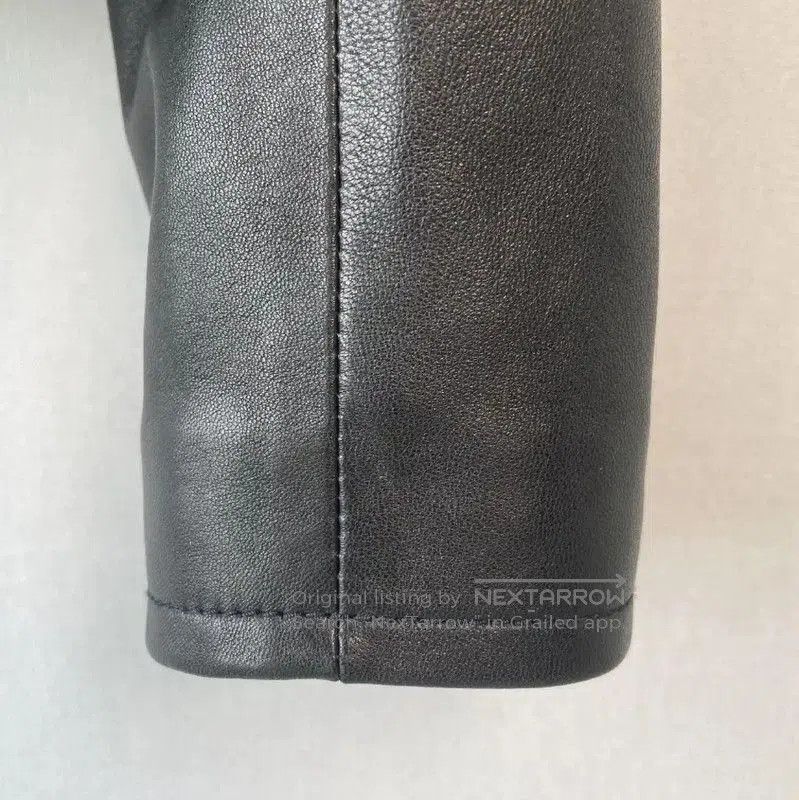 Yves Saint Laurent YSL Black Leather Women's Jacket Size S . Size S / US 4 / IT 40 - 6 Thumbnail