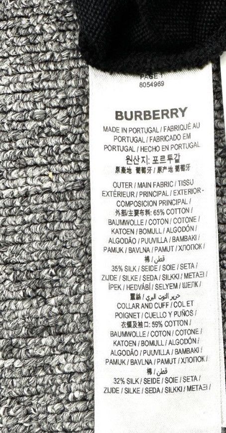 Burberry Burberry Black Polo Shirt with Silver Chest Logo K12 Size US M / EU 48-50 / 2 - 7 Thumbnail