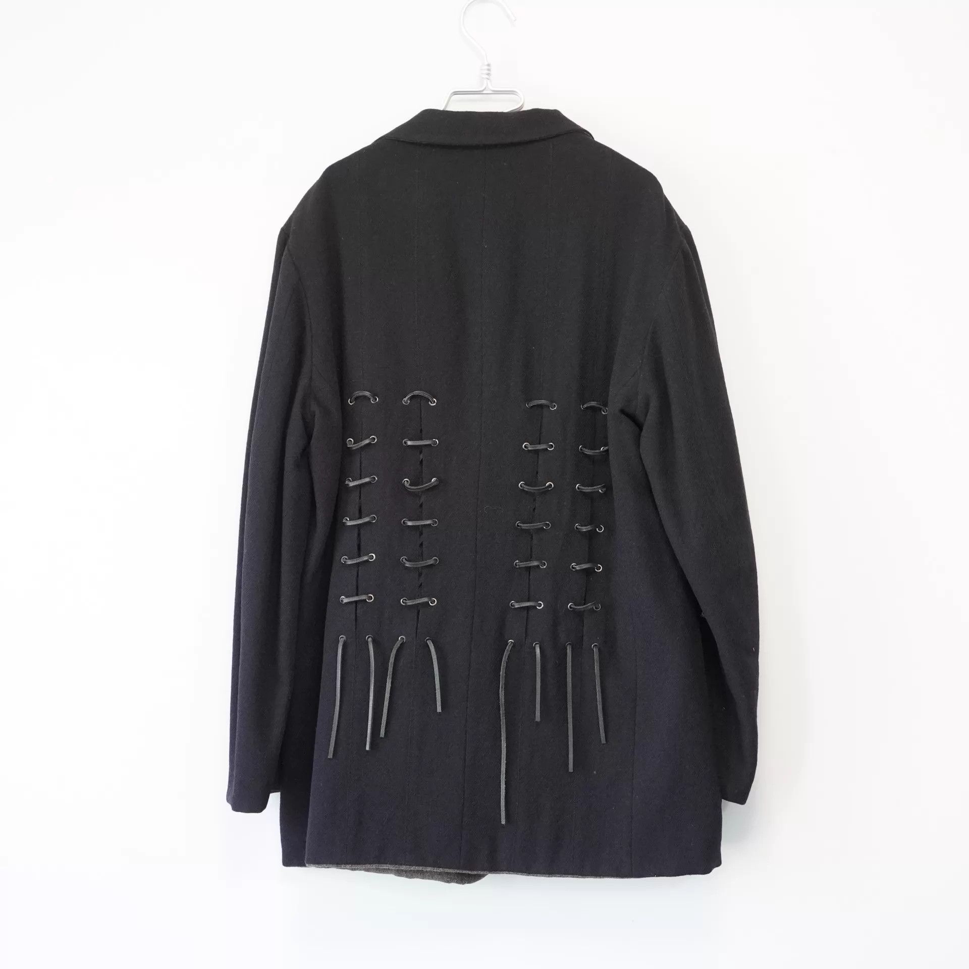 Yohji Yamamoto Yohji Yamamoto 05AW Reversible Leather Jacket Size 3 Size US L / EU 52-54 / 3 - 2 Thumbnail