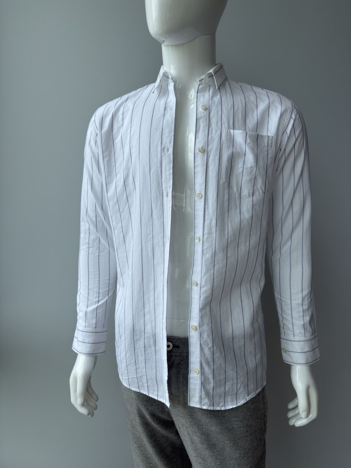 Dries Van Noten DRIES VAN NOTEN Shirt Button Up Long Sleeve Size US S / EU 44-46 / 1 - 5 Thumbnail