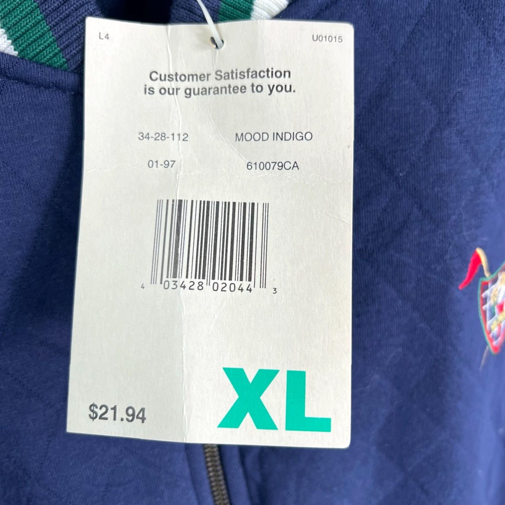 Catalina Catalina Brand Catalina Quilted Full Zip Golf Jacket Women Size XL Blue Knit Trim Size XL / US 12-14 / IT 48-50 - 5 Thumbnail