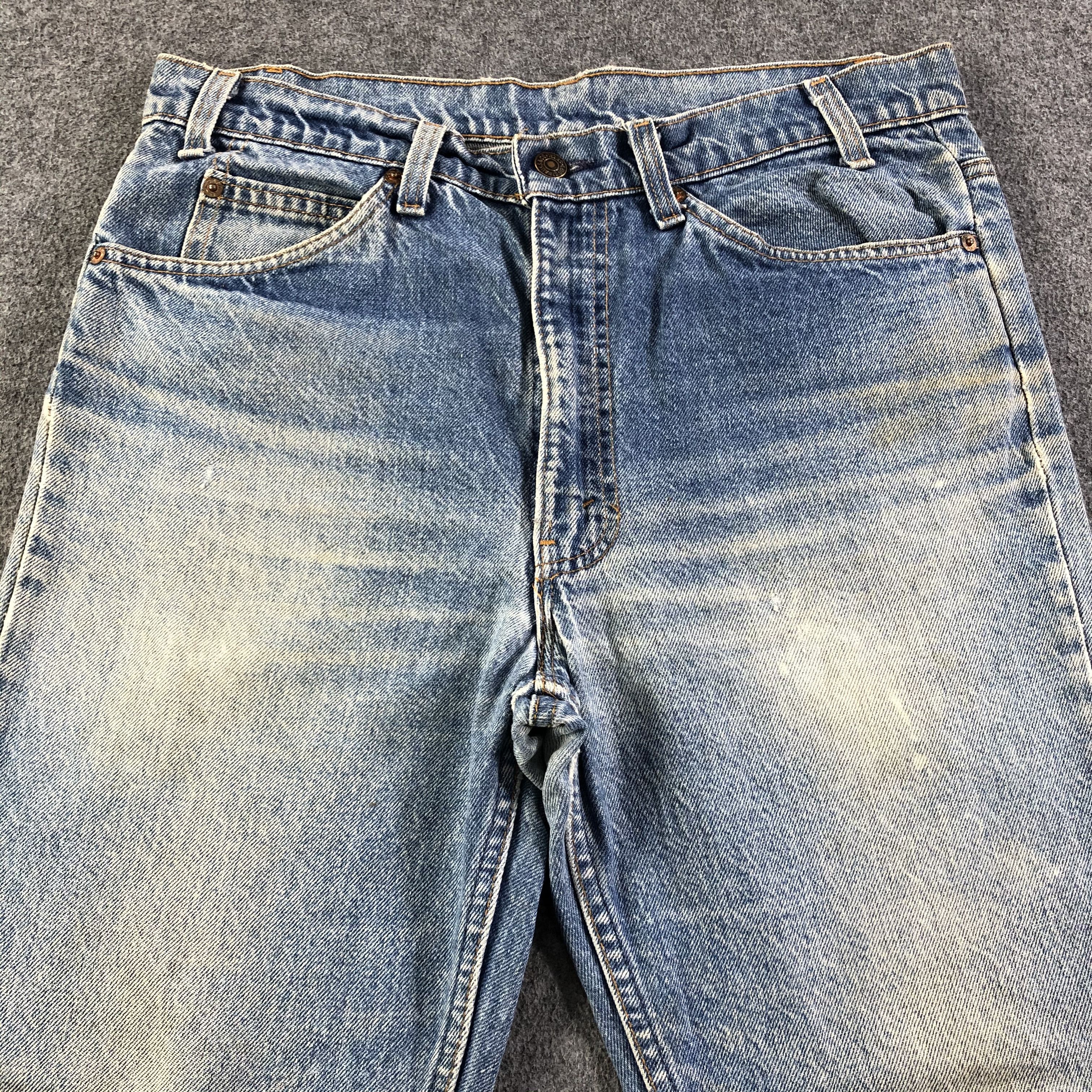Levi's Vintage 80s Blue Wash Levis Jeans-J2815 Size US 34 / EU 50 - 3 Thumbnail
