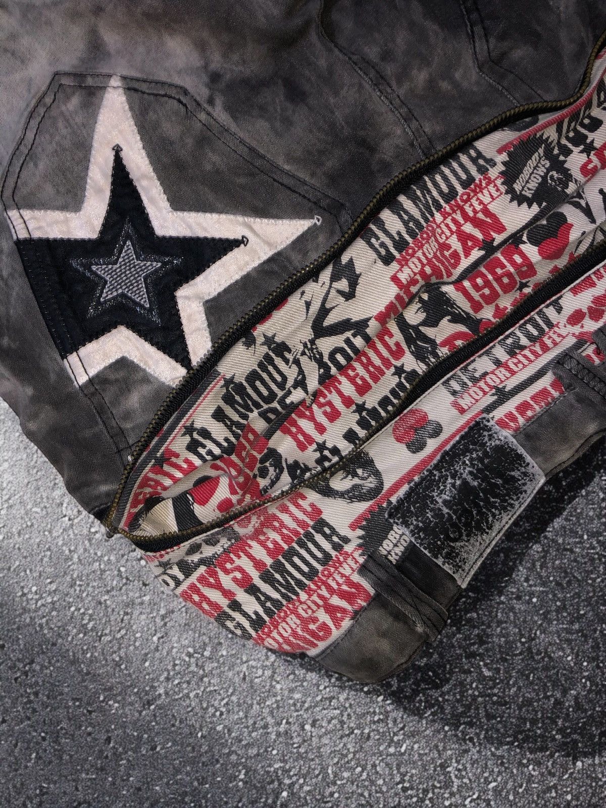 Hysteric Glamour × If Six Was Nine × Japanese Brand More Core Division Acid Wash Jeans - Like A Hysteric Glamour Size US 32 / EU 48 - 4 Thumbnail