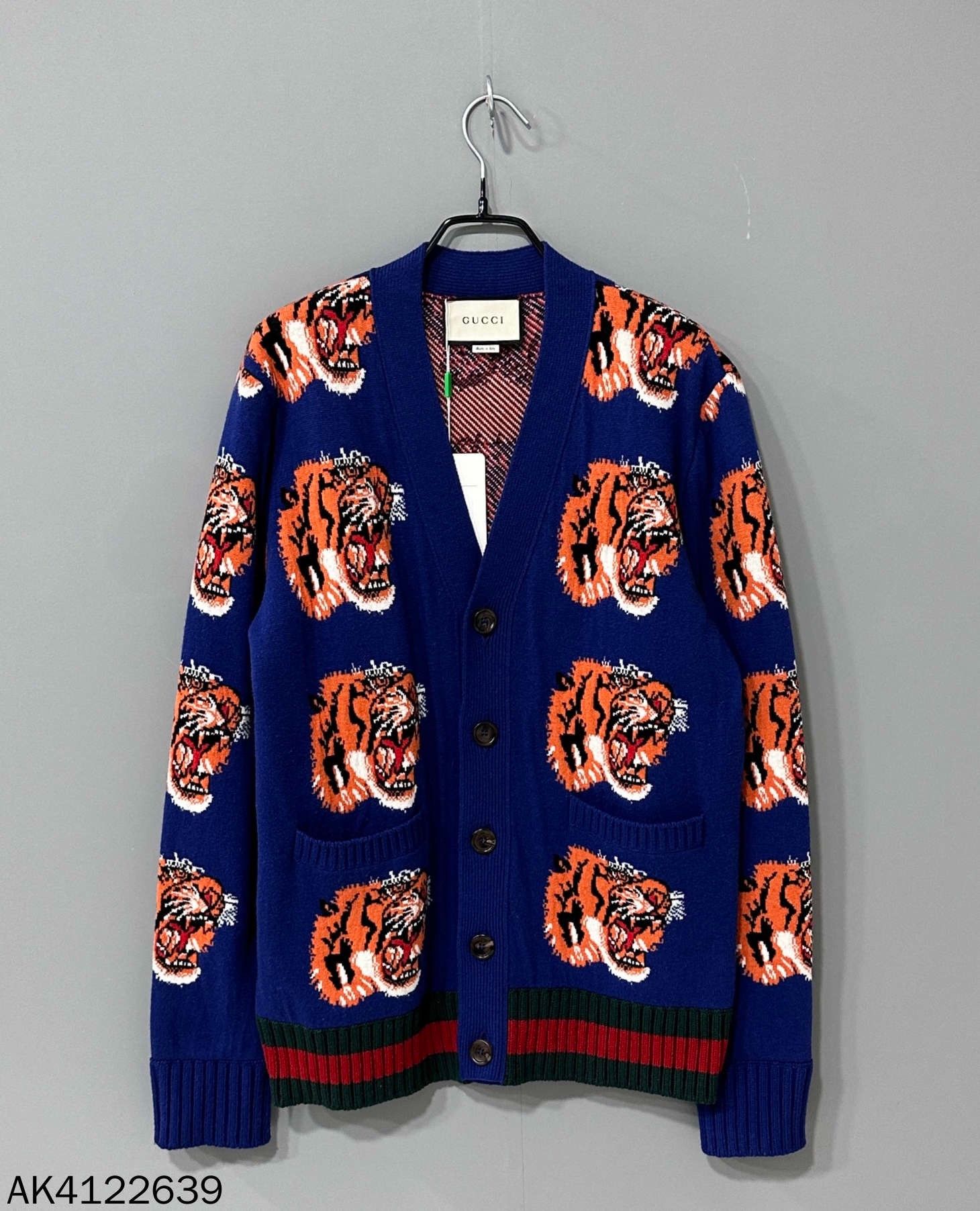 Gucci Tiger head full print cardigan jacket 2501-Nextarrow