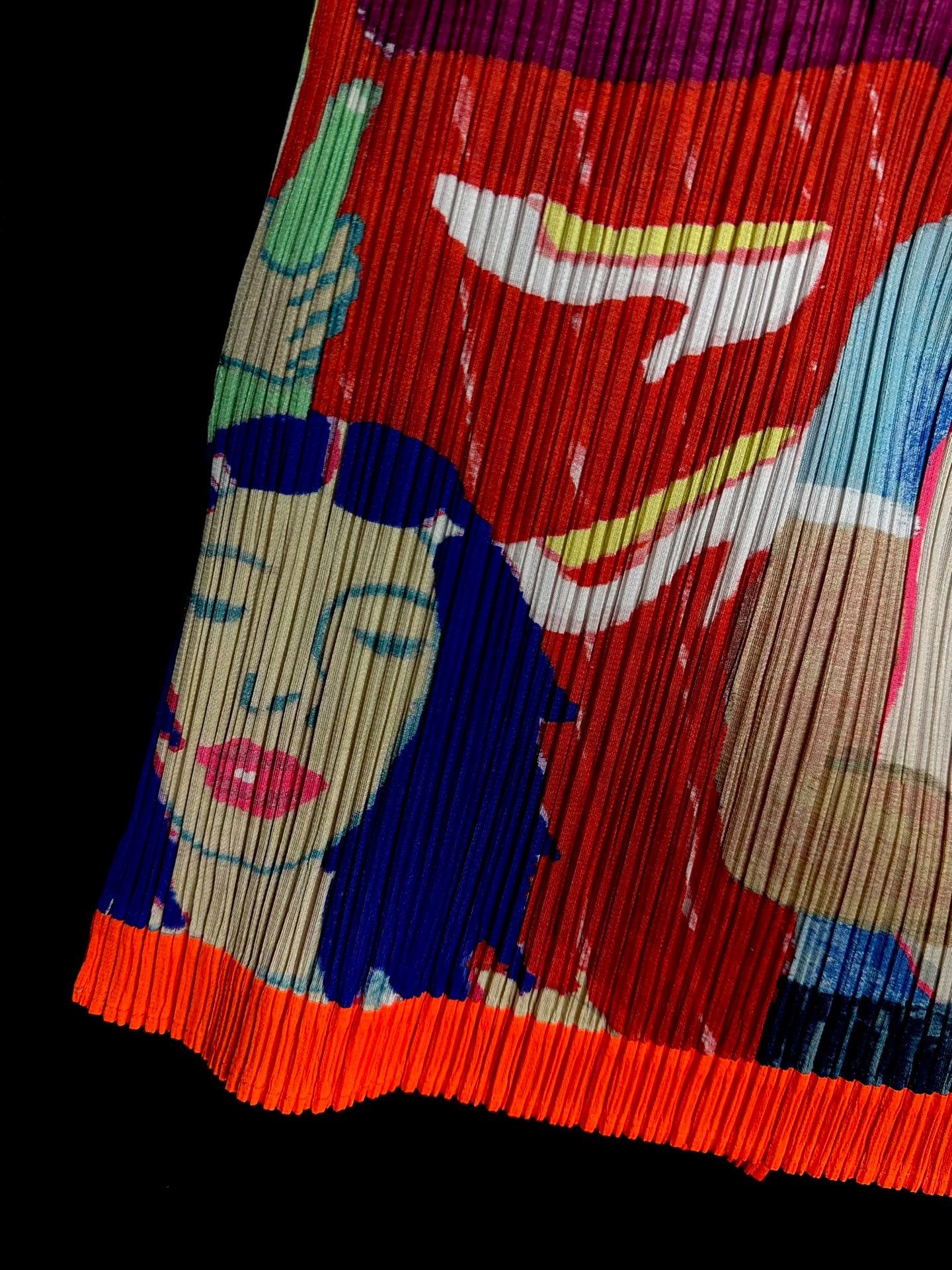 Issey Miyake Issey Miyake 01ss Yumura Collab Comic Pleats Vest Size L / US 10 / IT 46 - 4 Thumbnail