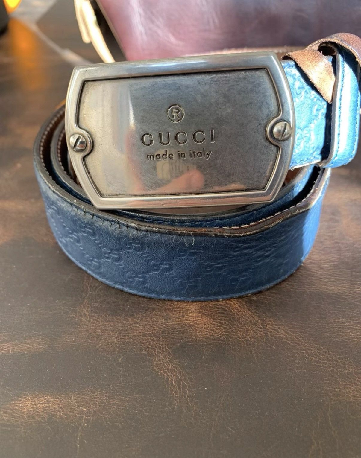 Gucci Gucci genuine leather belt K16 Size ONE SIZE - 1 Thumbnail