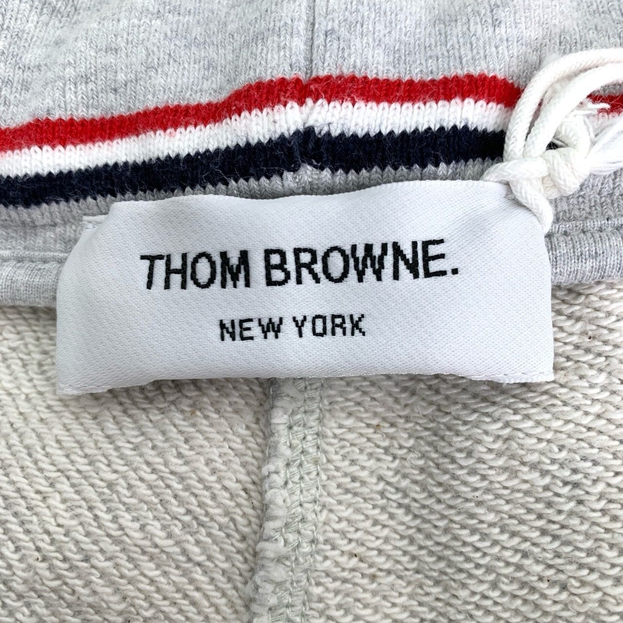 Thom Browne Thom Browne Classic Four-Bar Grey Cotton Casual Shorts Size Size US 30 / EU 46 - 6 Thumbnail