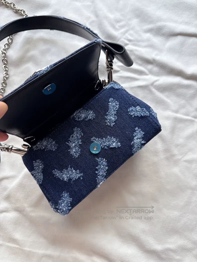 Vivienne Westwood Vivienne Westwood size os Hazel Denim Small Baguette Bag, c Size ONE SIZE - 6 Thumbnail