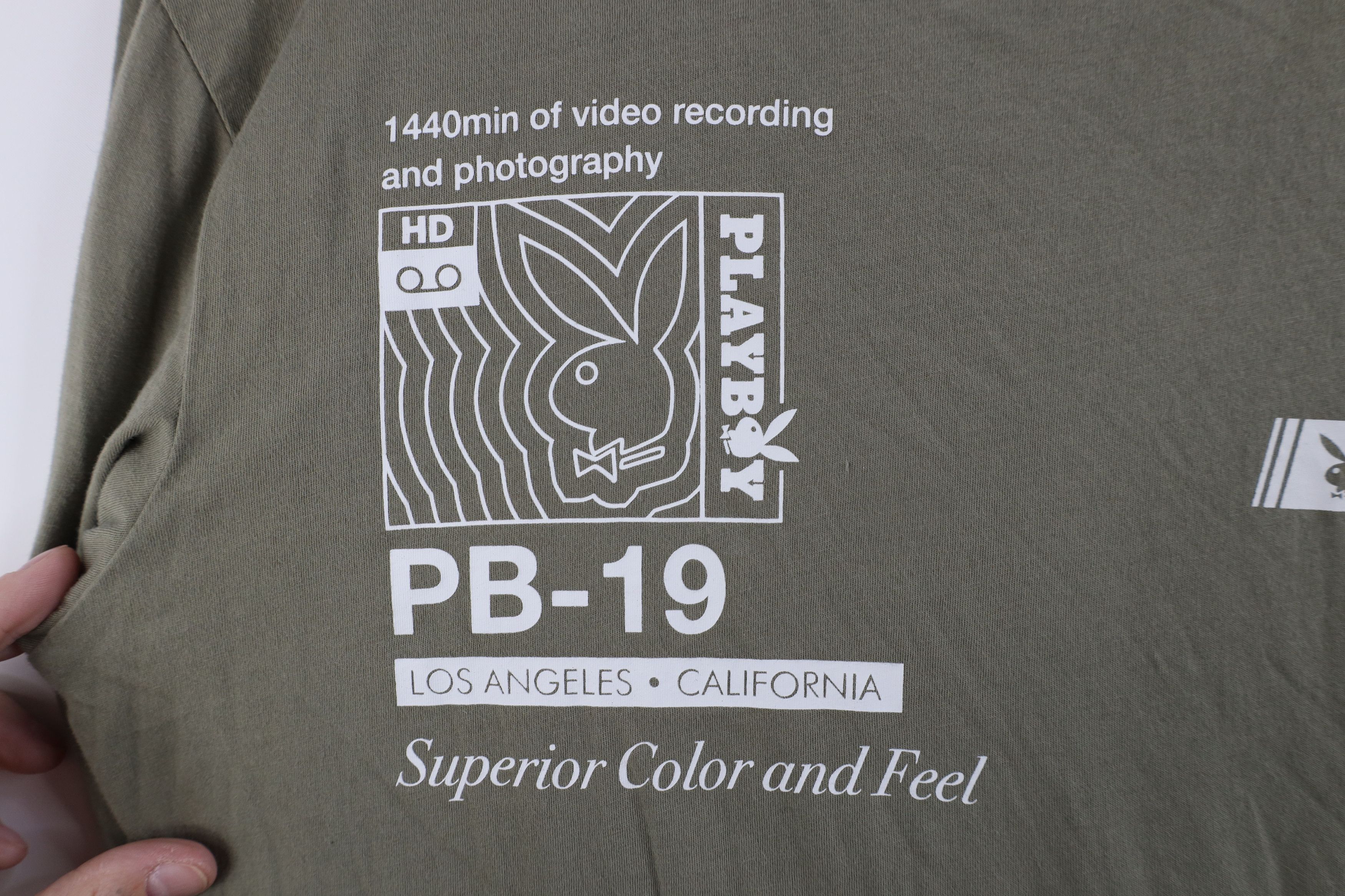 Playboy × Vintage Vintage Y2K Pacsun Playboy Taped Logo Long Sleeve T-Shirt Size US S / EU 44-46 / 1 - 6 Thumbnail
