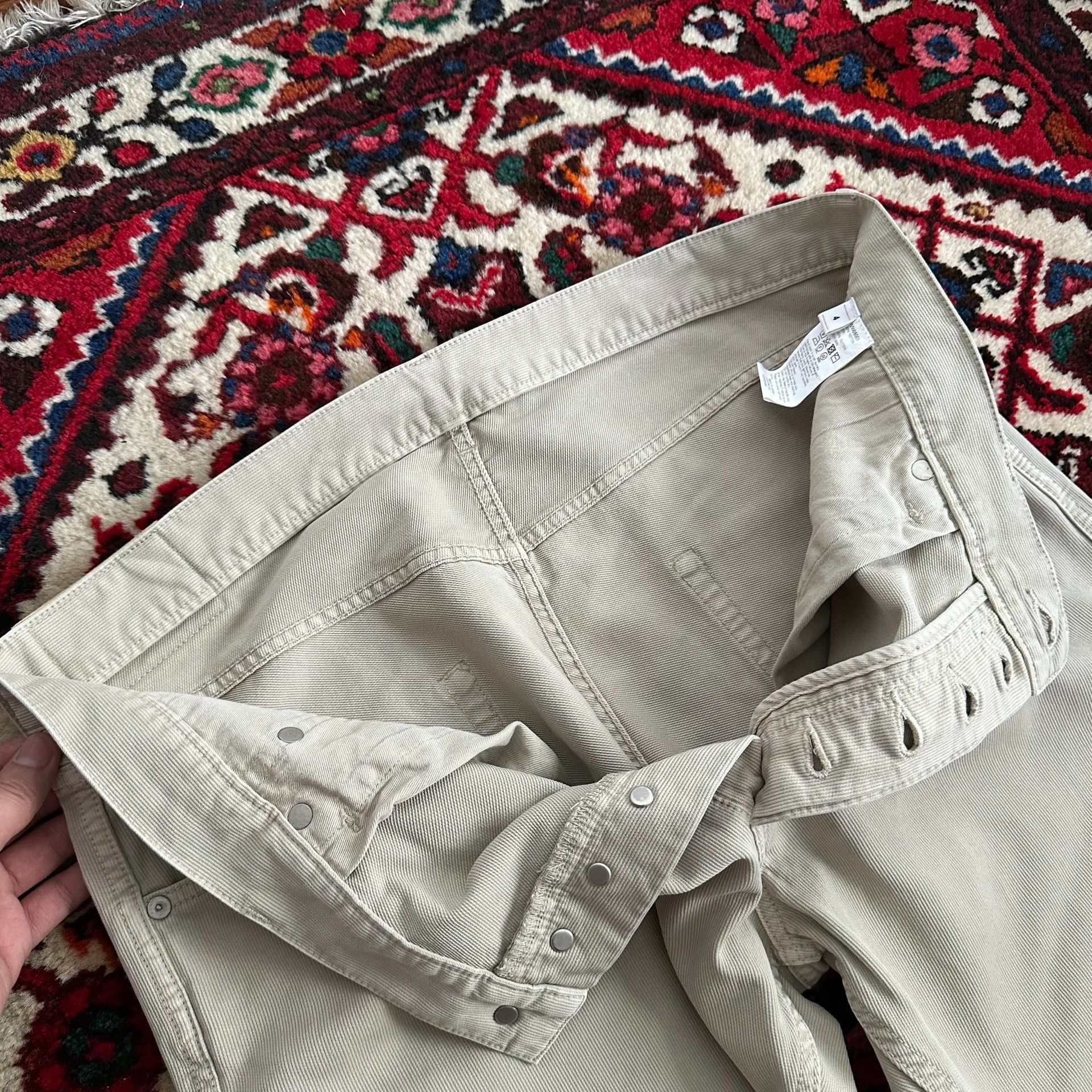 Visvim VISVIM 24SS FLUXUS 01 DMGD Beige Casual Pants Size US 32 / EU 48 - 5 Thumbnail