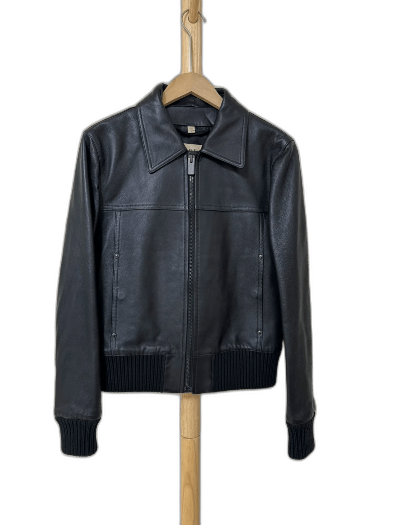 Burberry Burberry Burberry Leather Jacket for Men Size 48-2507 Size US L / EU 52-54 / 3 - 1 Thumbnail