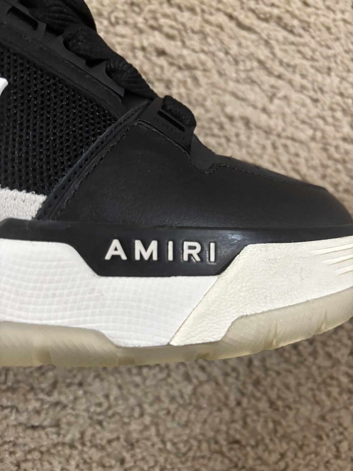 Amiri amiri ma-1 black white Size US 12 / EU 45 - 5 Thumbnail