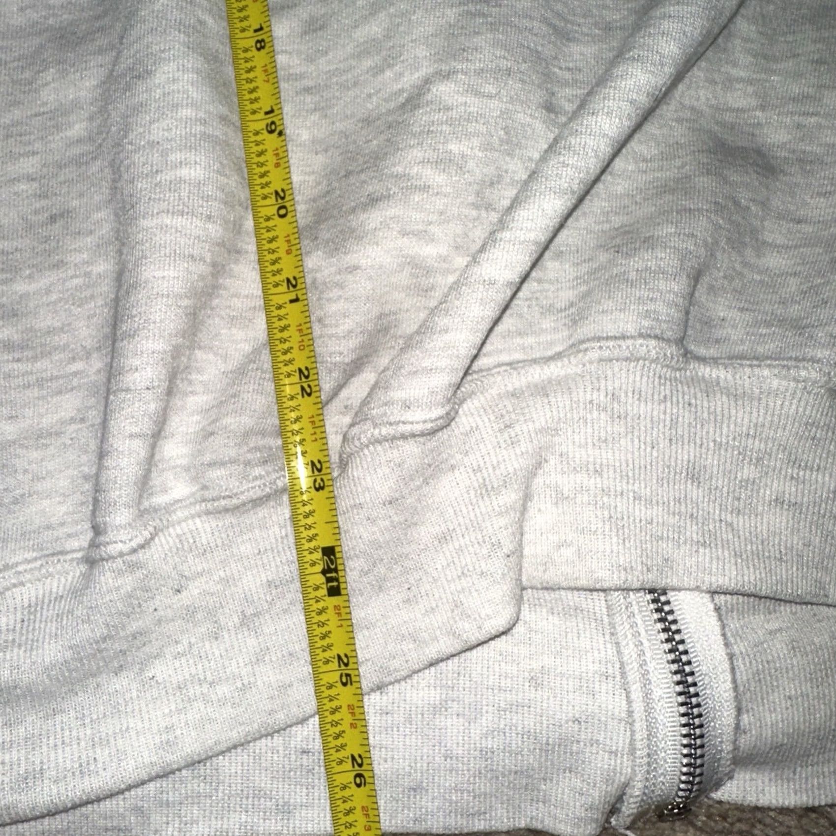 Wrangler VINTAGE Wrangler Hoodie Mens 2XL Gray Full Zip Logo Zipper 80s 90s Retro Grunge Street Style Full Zip Pockets Size US XXL / EU 58 / 5 - 8 Thumbnail