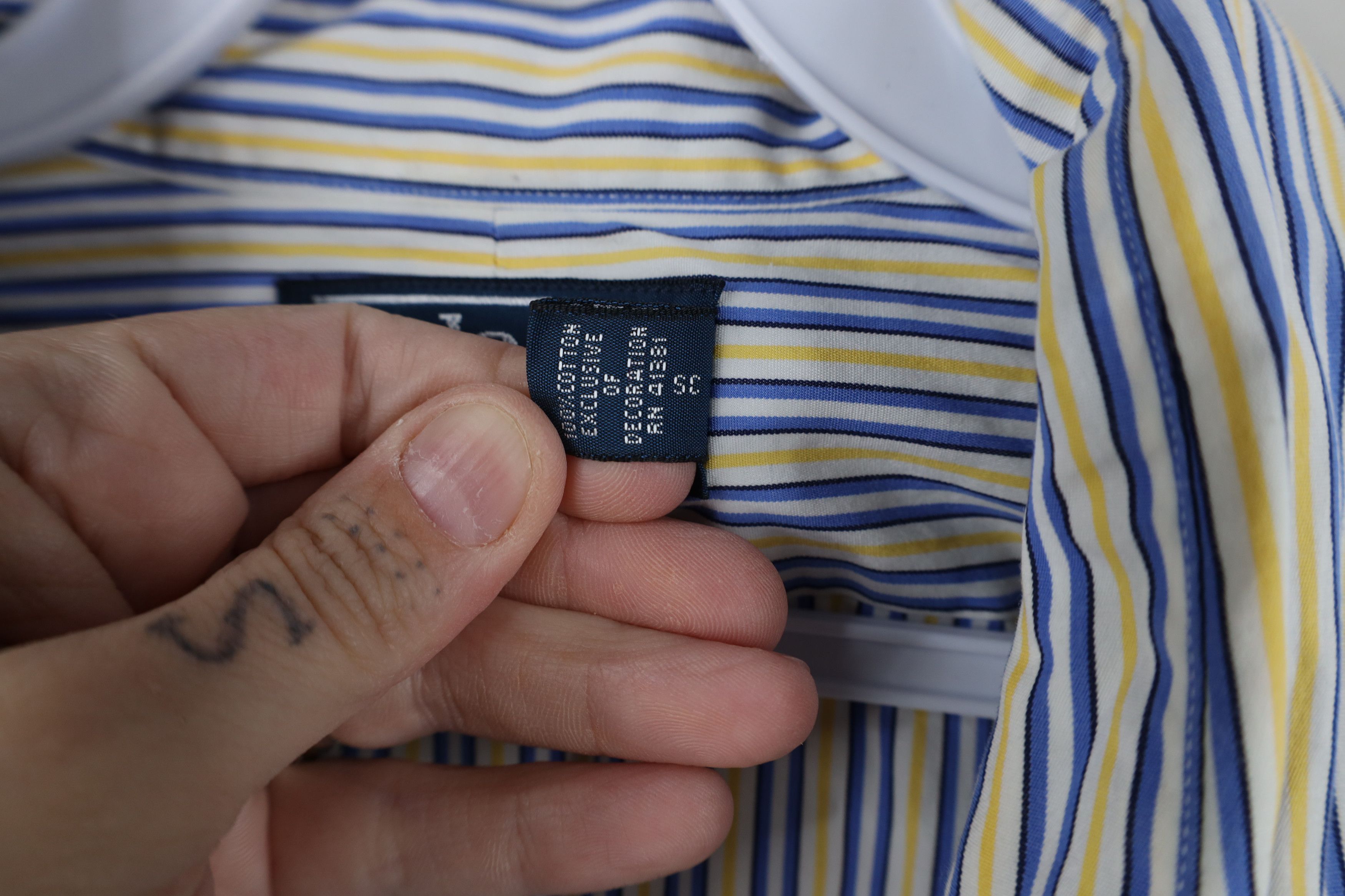 Ralph Lauren Vintage 90s Ralph Lauren Fit Striped Collared Button Shirt Size US XXL / EU 58 / 5 - 7 Thumbnail