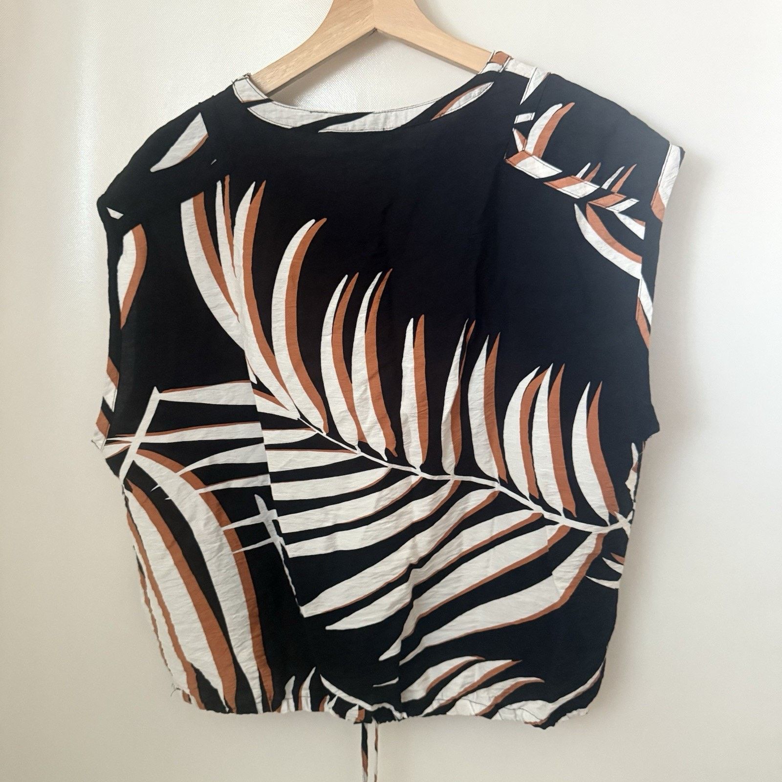 Nine West Nine West Top Palm Leaf Resort Tropical Hawaiian Coconutgirl Size L / US 10 / IT 46 - 3 Thumbnail