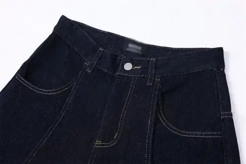 Other Men's straight-leg contrast-color cuffed denim shorts Size US 32 / EU 48 - 5 Thumbnail