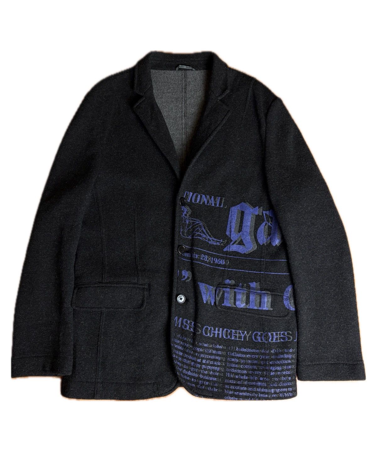 John Galliano John Galliano Cashmere Napoleon Jacket Archive | Grailed