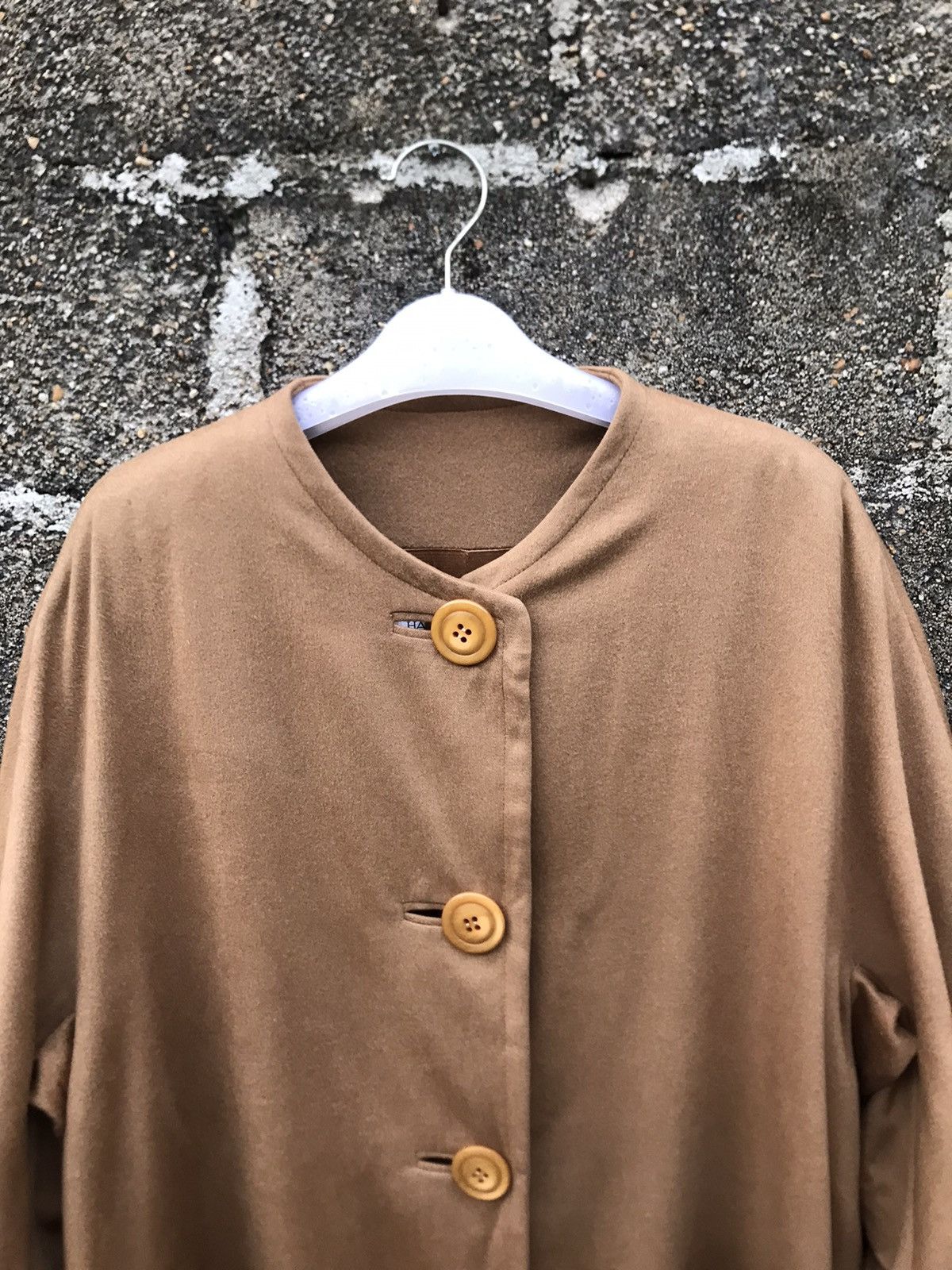 Autumn Cashmere × Hanae Mori ⚡️Hanae Mori Paris Button Cashmere Baggy Long Coat Size M / US 6-8 / IT 42-44 - 7 Thumbnail