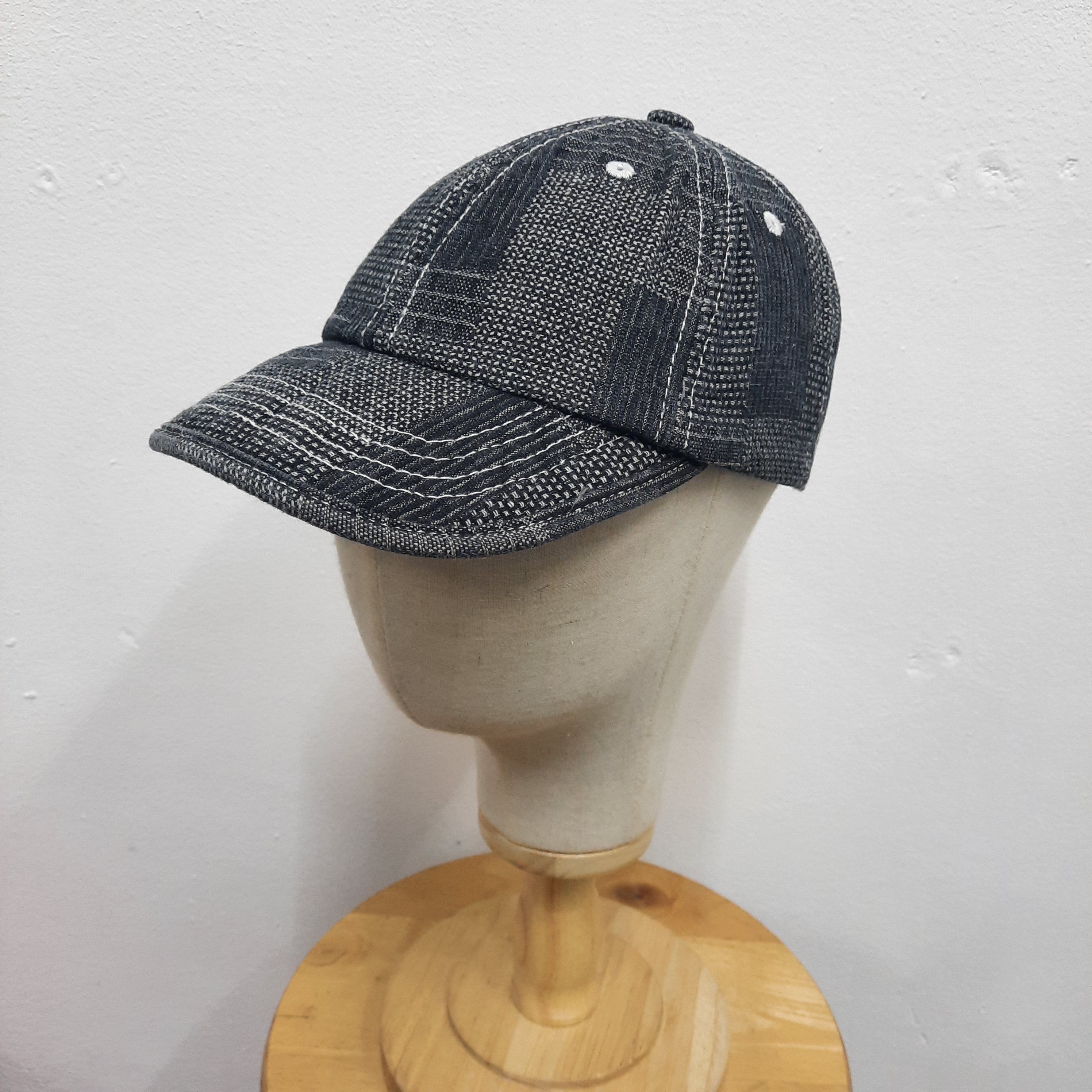 Japanese Brand 💥 Japanese sashiko soft visor work cap Size ONE SIZE - 2 Thumbnail