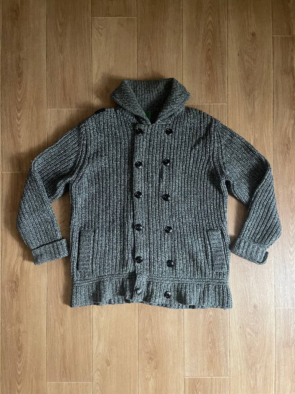 MA.STRUM × Massimo Osti × Vintage Vintage wool sweaters knit cardigan Ma.Strum Sz XL Size US XL / EU 56 / 4 - 2 Thumbnail