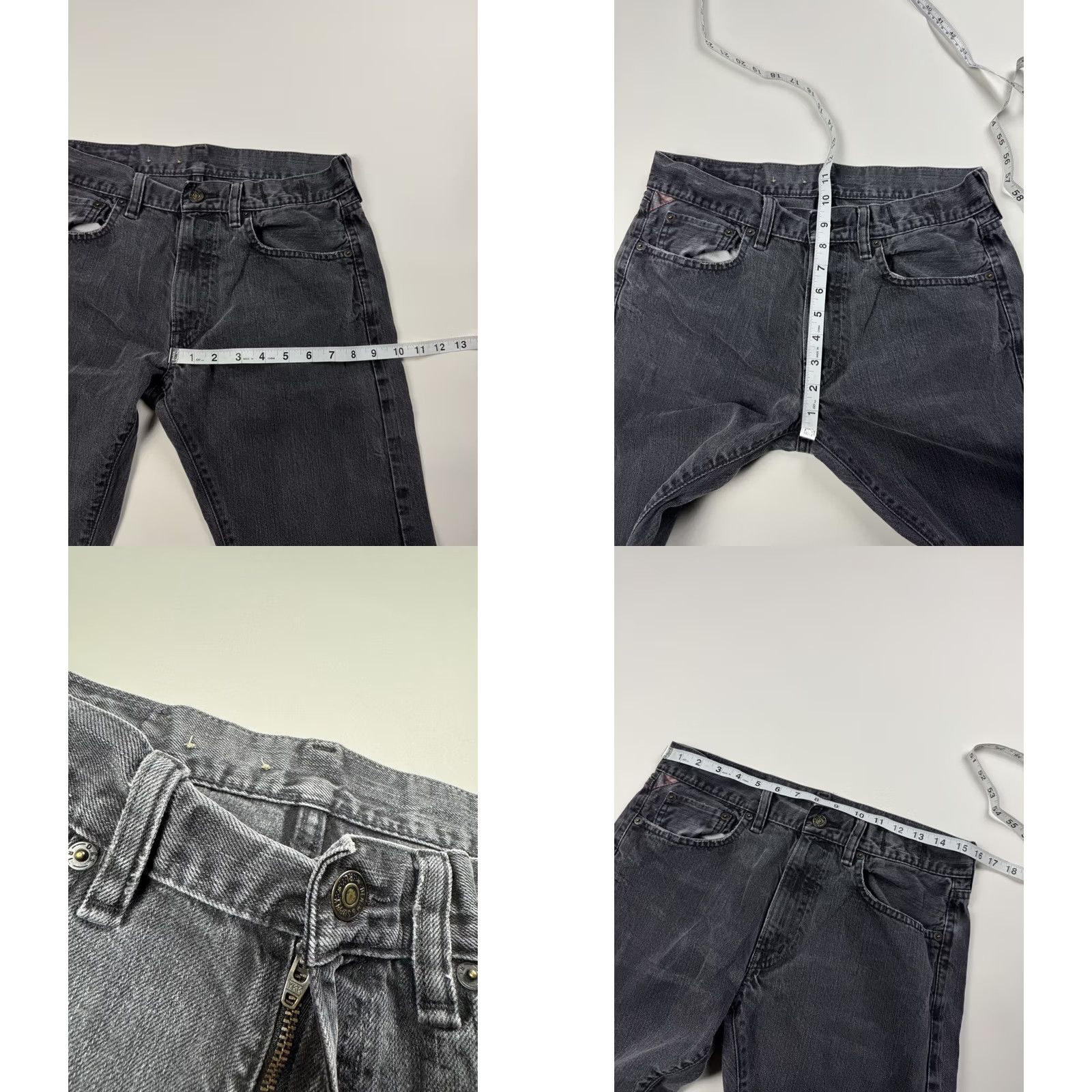 Ralph Lauren Ralph Lauren Denim & Supply Slim Fit Mens Jeans Black - 32x32 Size US 32 / EU 48 - 9 Thumbnail