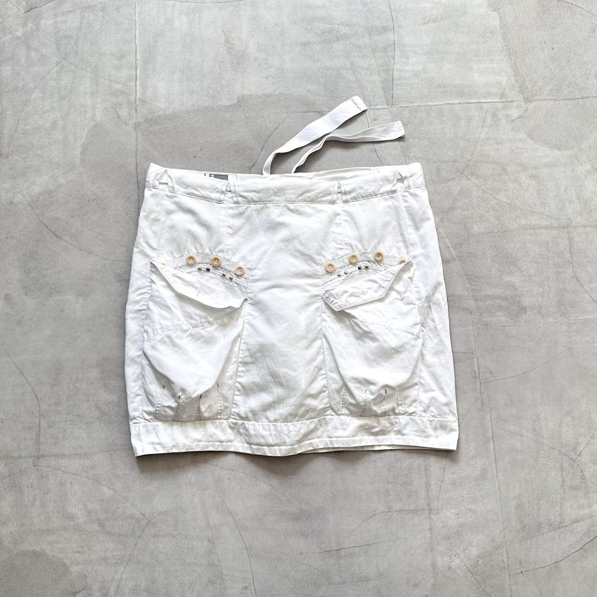 Cop Copine × Marithe + Francois Girbaud × Sarah Pacini RARE Marithe Francois Girbaud Le Casual Vintage Midi Skirt Size 32" / US 10 / IT 46 - 2 Thumbnail