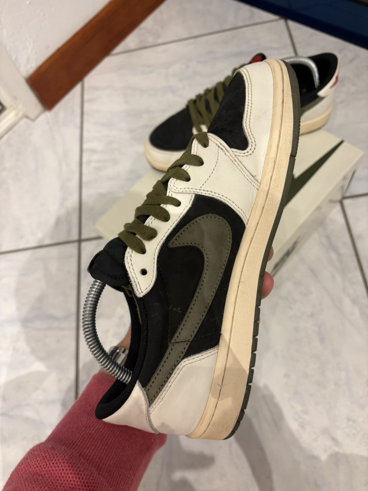 Nike × Travis Scott Nike air Jordan 1 Travis Scott olive noir crème taille 41 Size US 10 / IT 40 - 3 Thumbnail