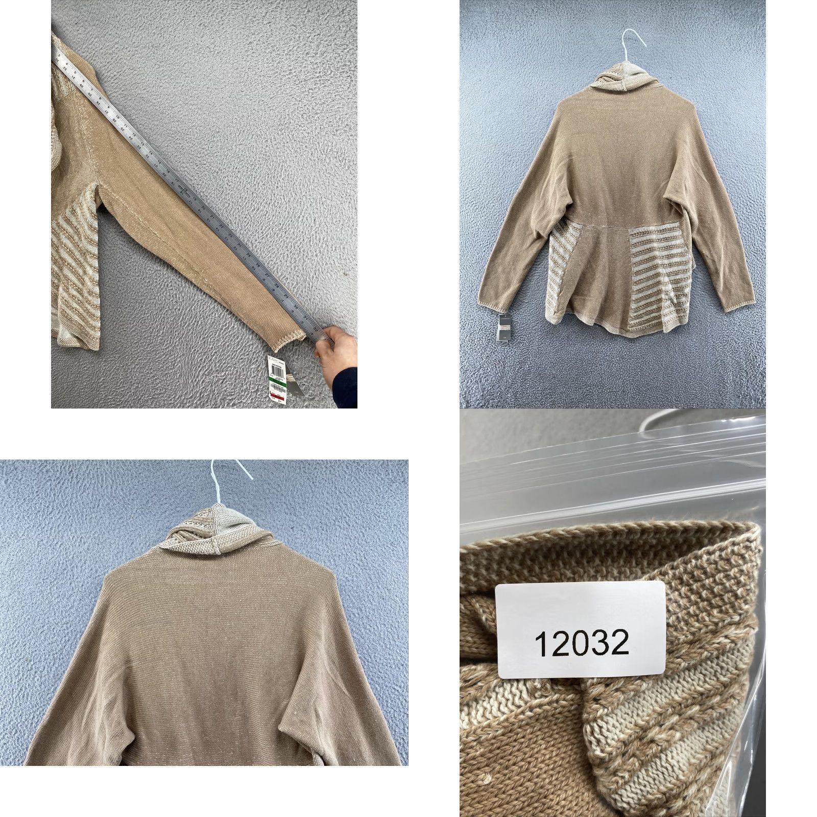 Charter Club Charter Club Cardigan Sweater Open Front Knit Shawl Collar Women Petite Large Multicolor Measurements: See Photos Womens Knit Cardigan Size L / US 10 / IT 46 - 8 Thumbnail