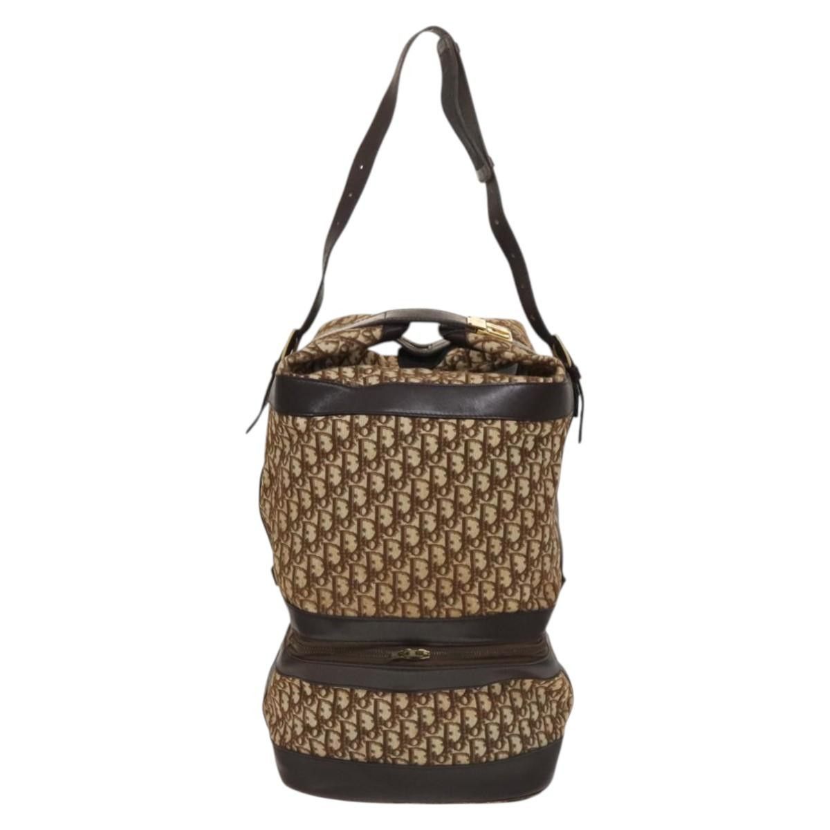 Dior DIOR Trotter Canvas Shoulder Bag Brown Gold Size ONE SIZE - 2 Thumbnail