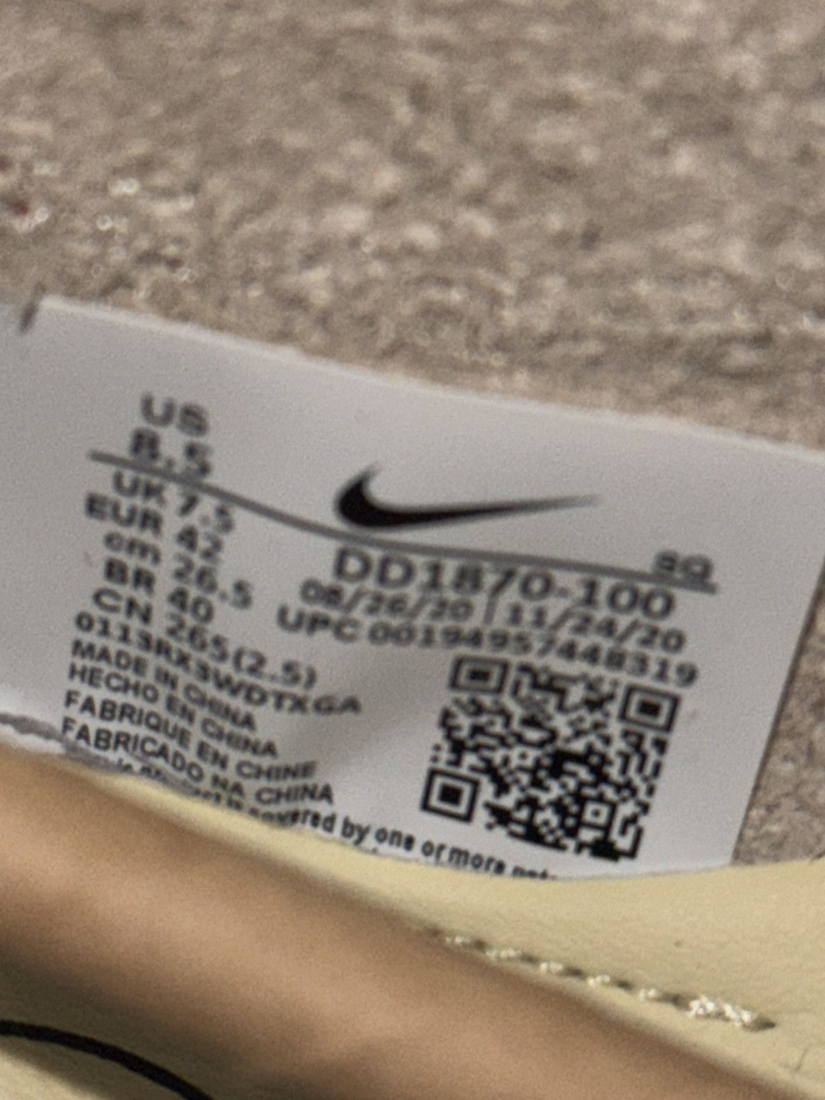 Nike AIR MAX 1 “CLOT” Size US 8.5 / EU 41-42 - 7 Thumbnail