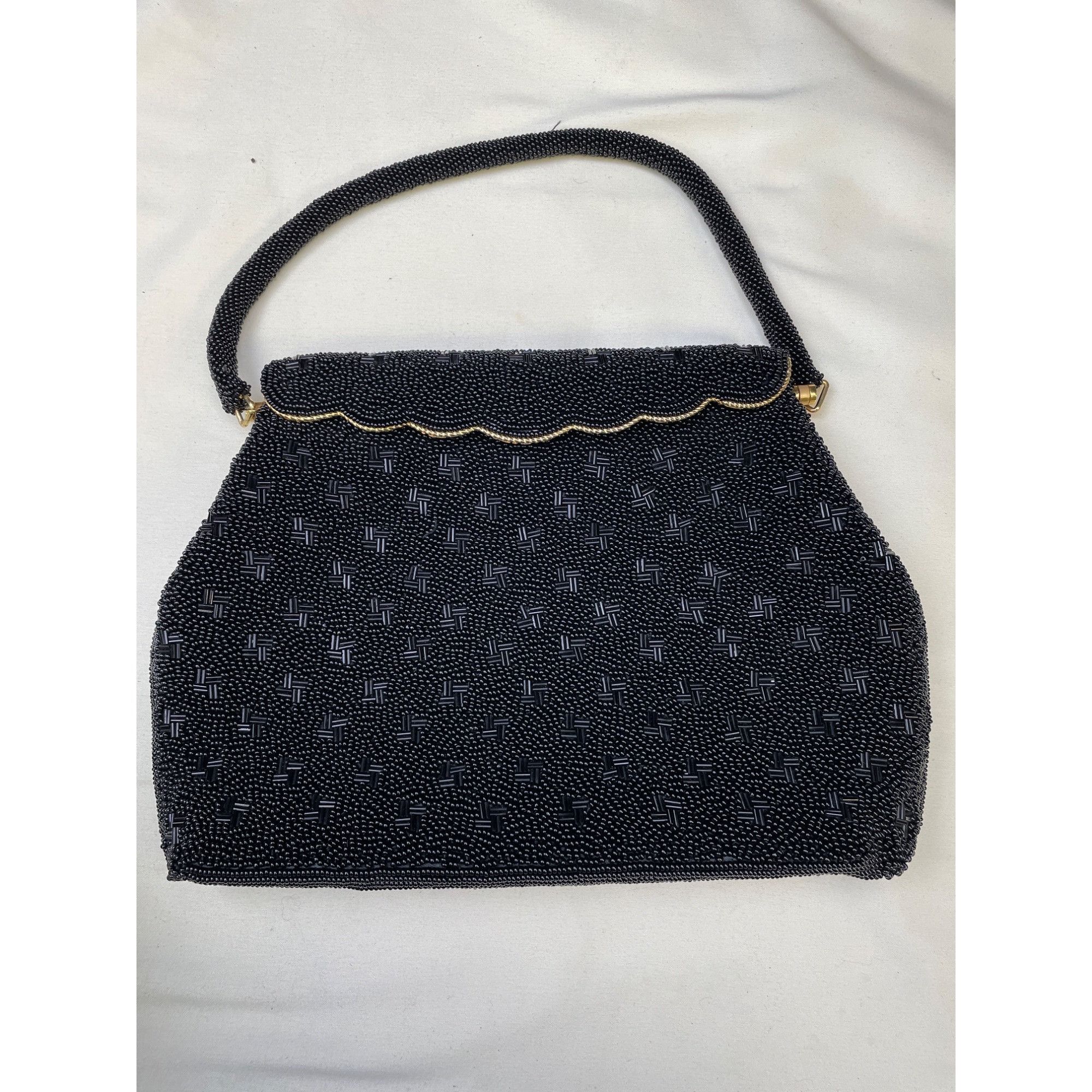 Other Stephen Chx Womens Black Beaded Evening Purse Handbag SKU 65 Size ONE SIZE - 3 Thumbnail