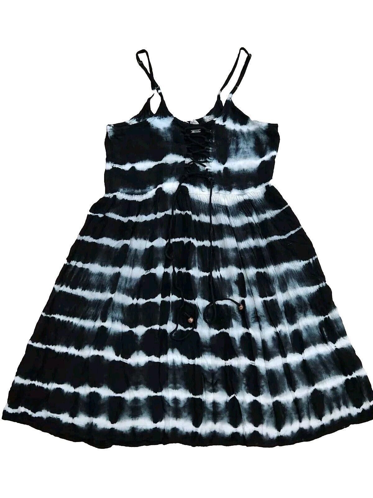 Designer Beach By Exist Dress Cover Up Large Tie Dye RUNS SMALL Size L / US 10 / IT 46 - 2 Thumbnail