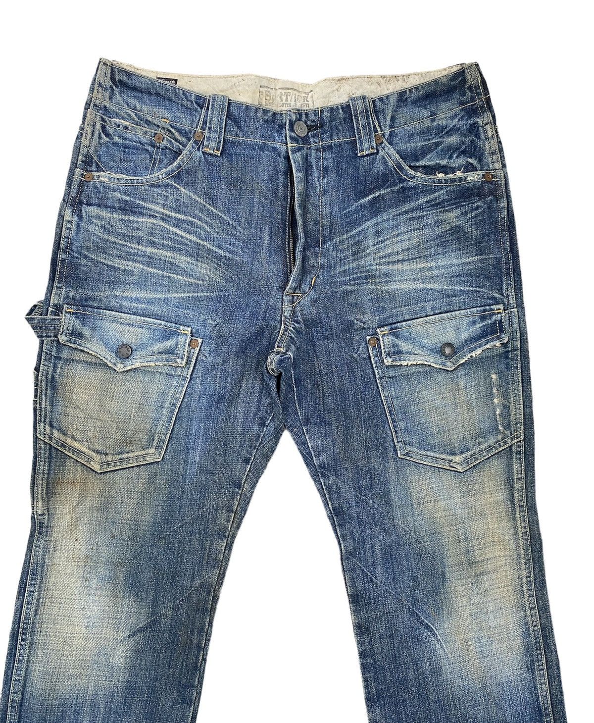 45rpm × Blue Blue Japan × Japanese Brand JAPANESE BRAND BARTACK BUSH PANTS DESIGN MULTIPOCKET STYLE Size US 32 / EU 48 - 2 Thumbnail