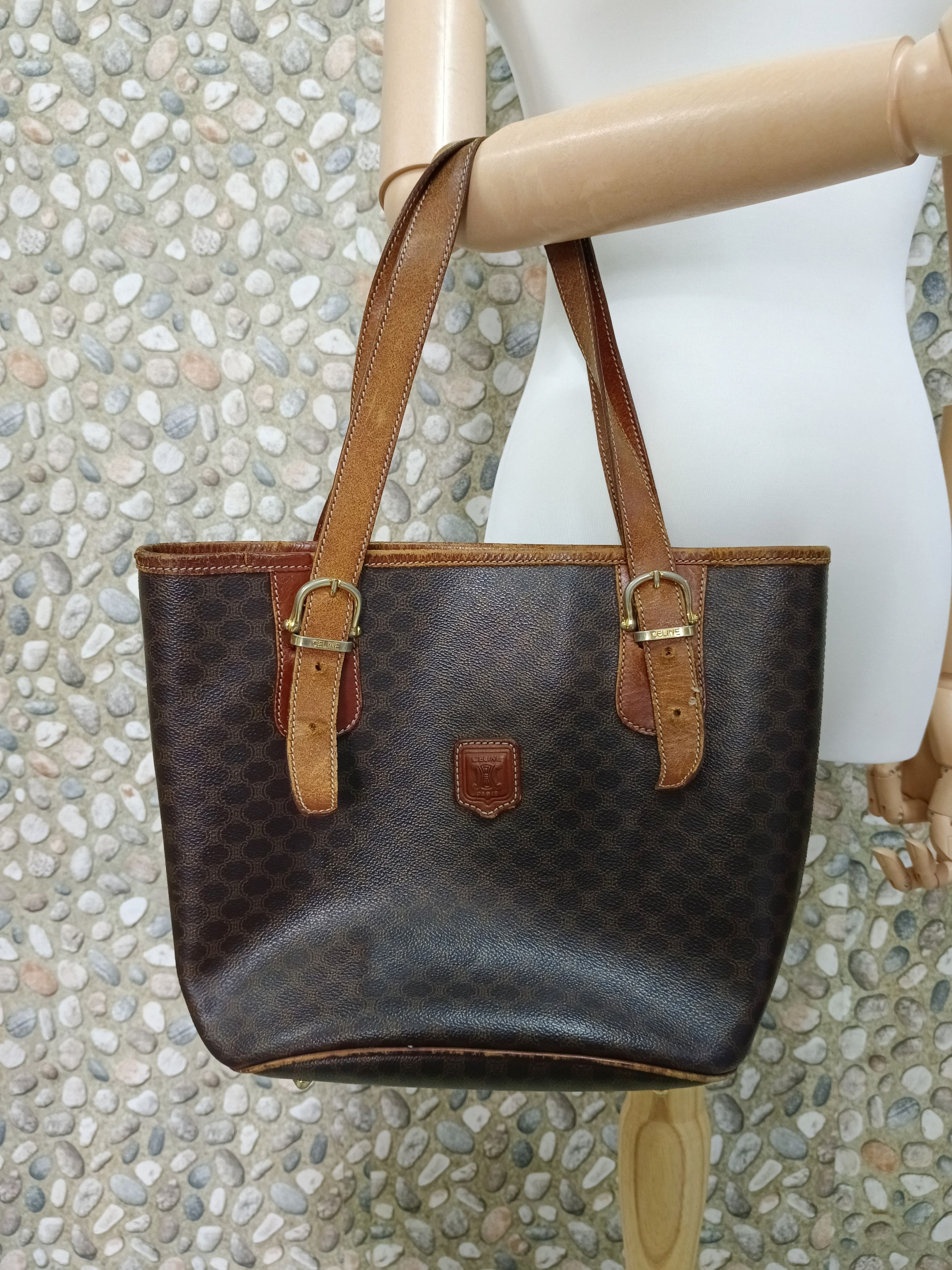 Celine CELINE MACADAM TOTE BAG Size ONE SIZE - 1 Thumbnail