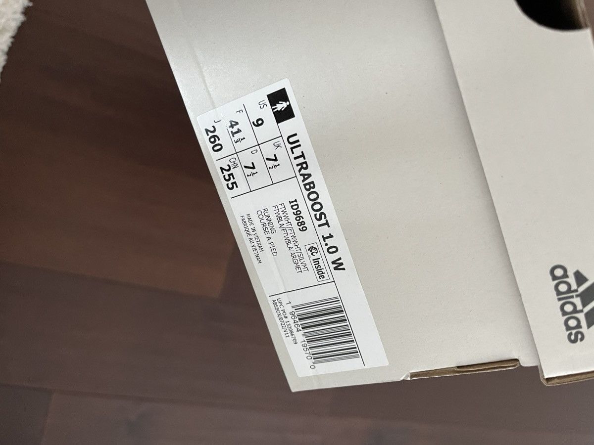 Adidas Adidas Ultraboost 1.0 white/gum US9W Size US 9 / IT 39 - 8 Thumbnail