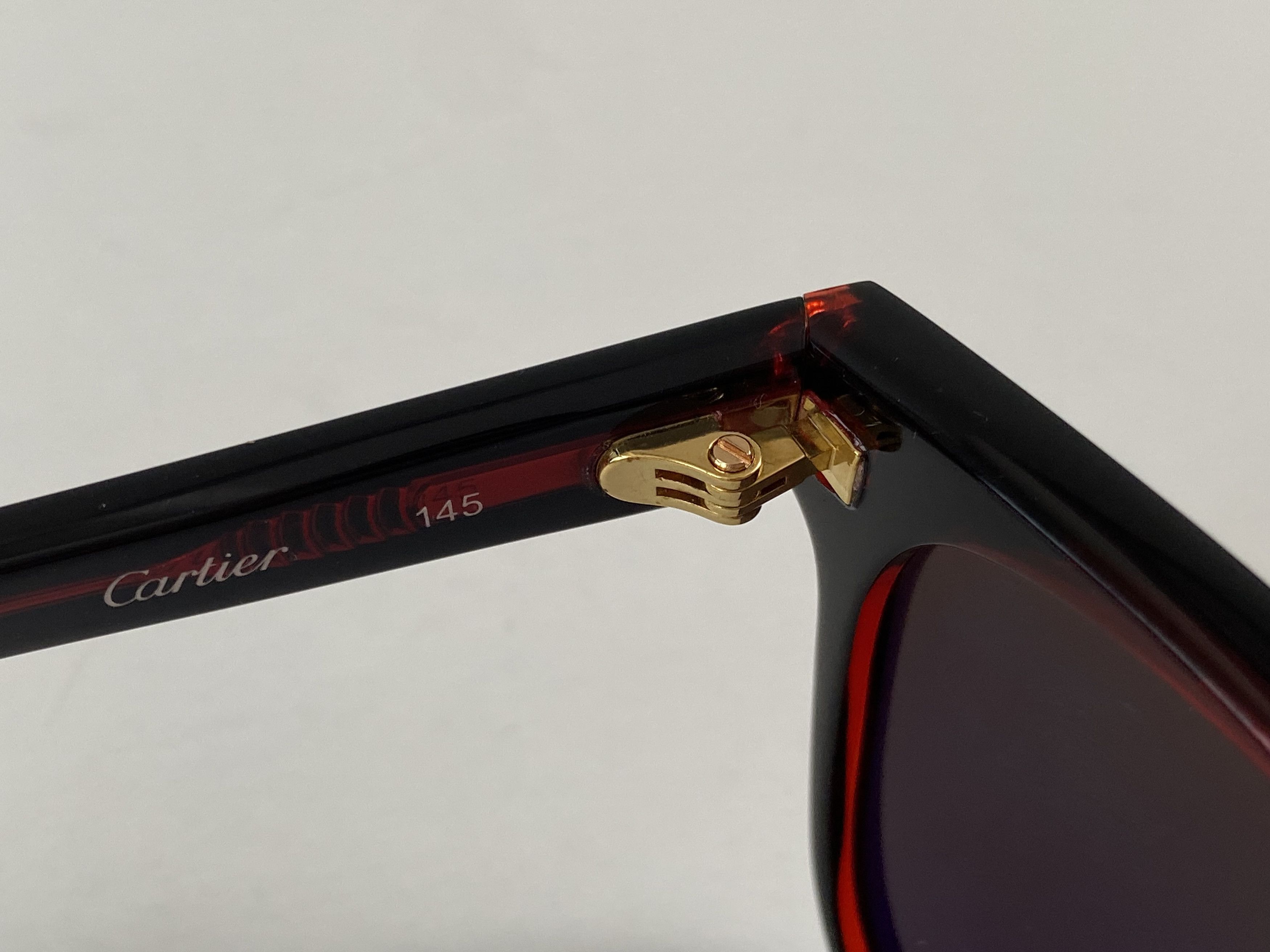 Cartier Cartier Square Frame Sunglasses Size ONE SIZE - 4 Thumbnail