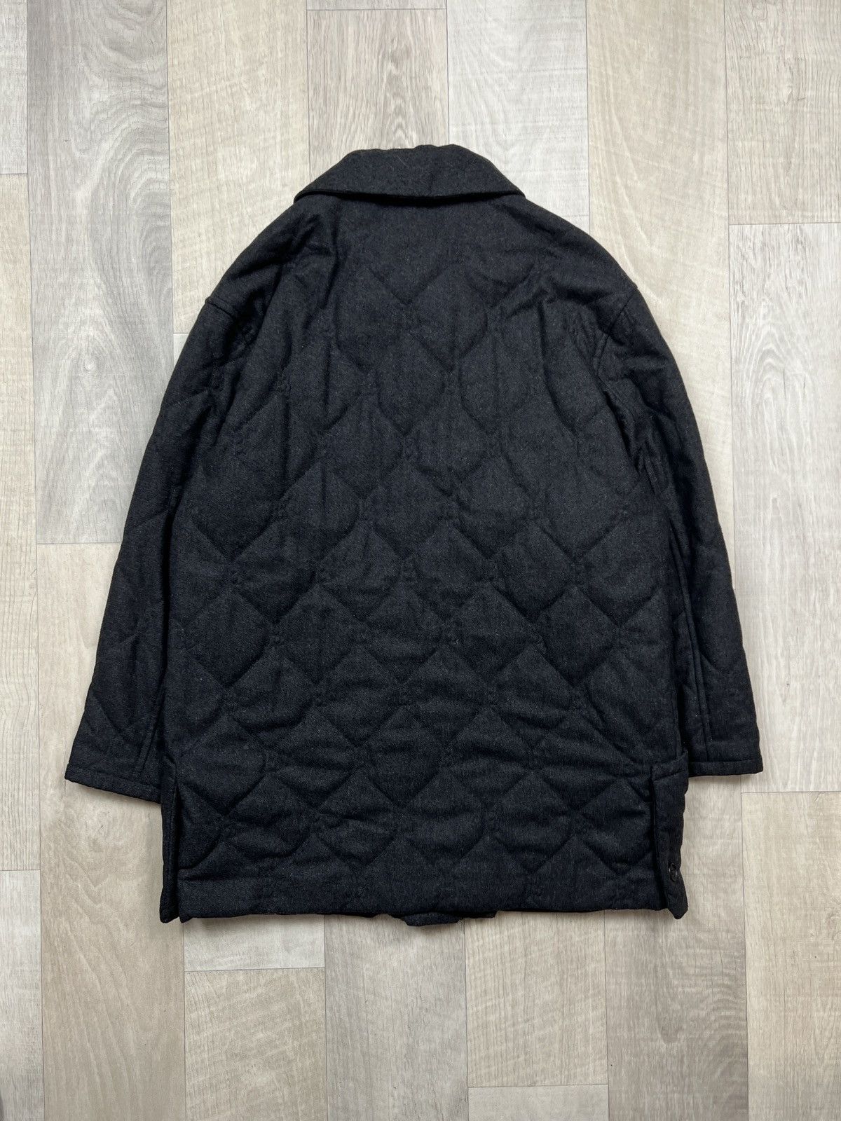 Burberry Burberry Wool Quilted Jacket (Y0287) Size XXL / US 16-18 / IT 52-54 - 10 Thumbnail