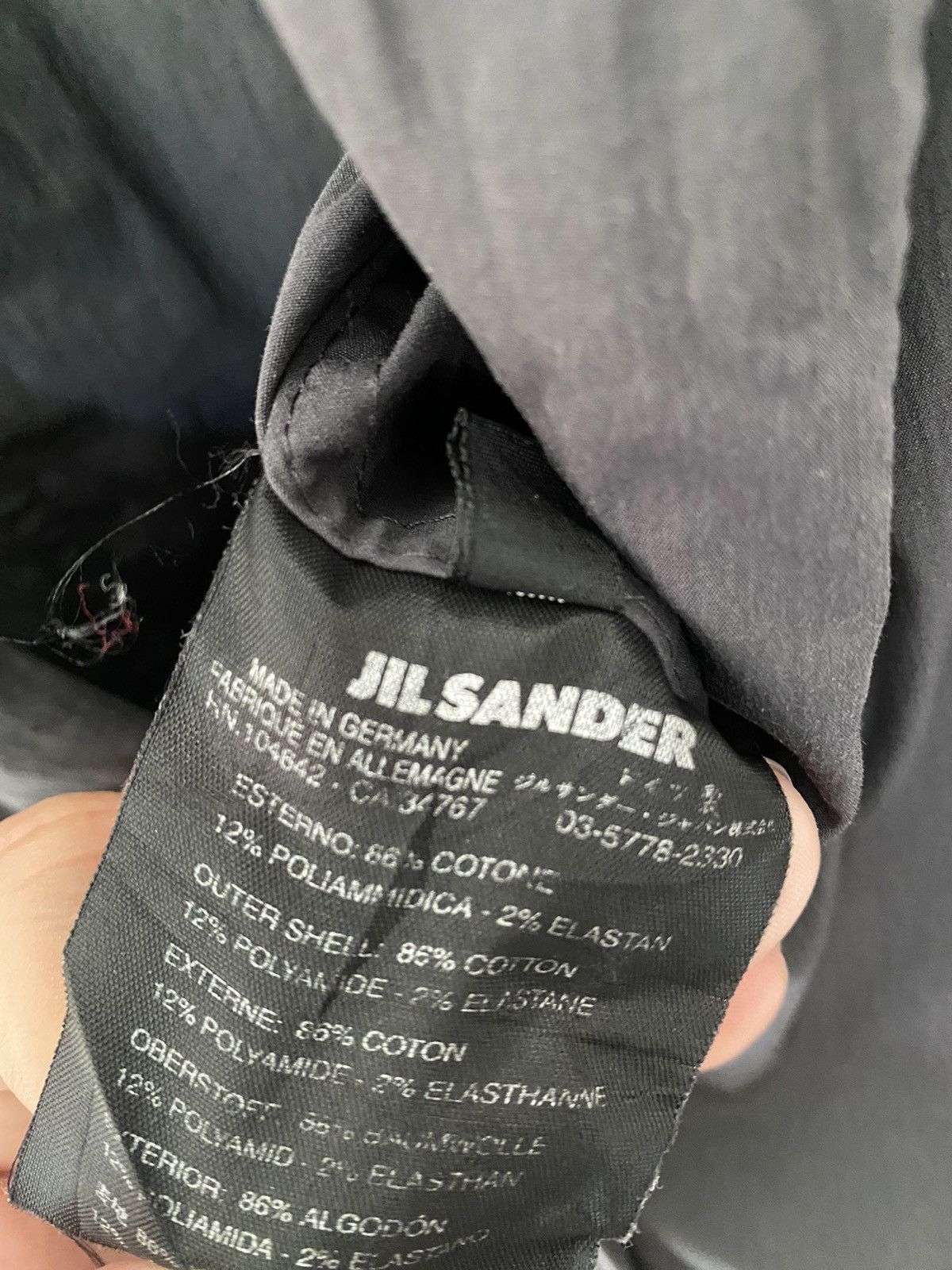 Jil Sander 1990s JIL SANDER Light Polyamide Jacket Blazer Size S / US 4 / IT 40 - 12 Thumbnail
