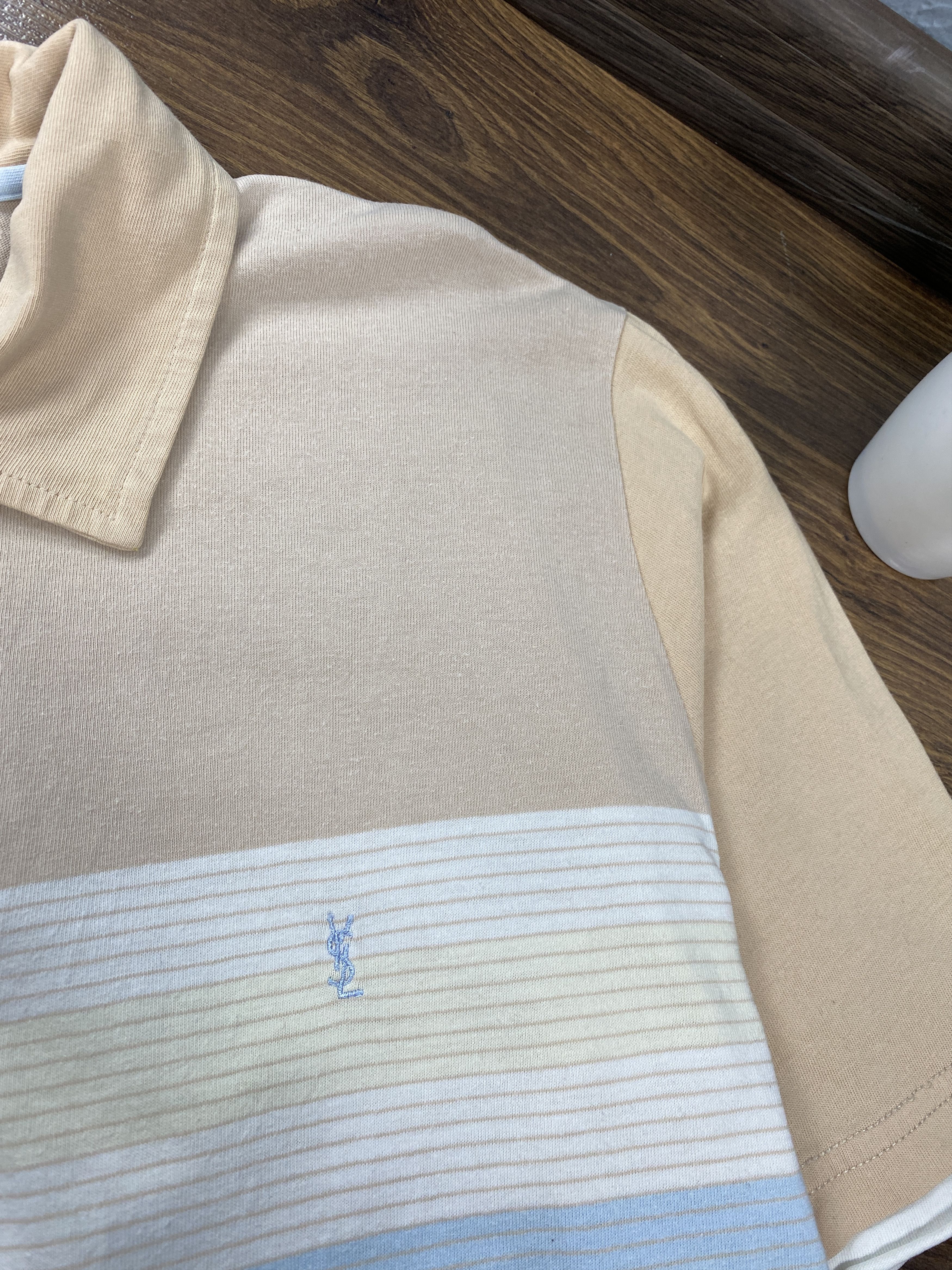 Yves Saint Laurent Yves Saint Laurent vintage polo shirt ysl Size US L / EU 52-54 / 3 - 4 Thumbnail